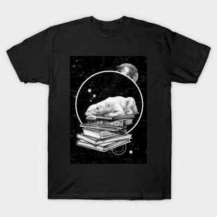 Polar bear collage |  space Digital art T-Shirt